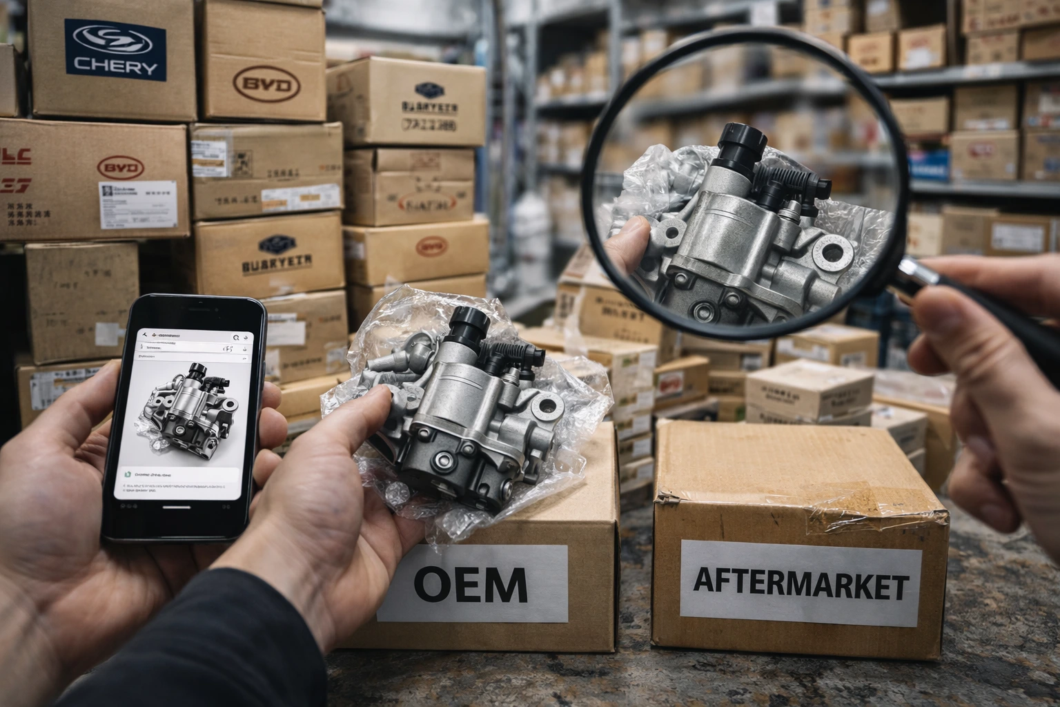 قطعات یدکی سخت‌یاب خودروهای چینی | راهنمای پیدا کردن قطعه اصلی در بازار ایران - چاپارینو